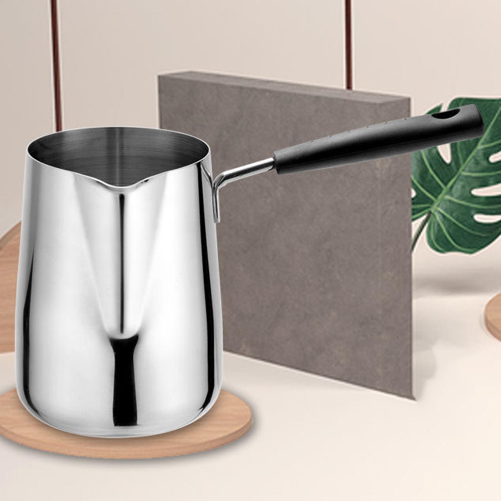 Coffee Tea Pot - 600ml Coffee Pot Stainless Steel Coffee
