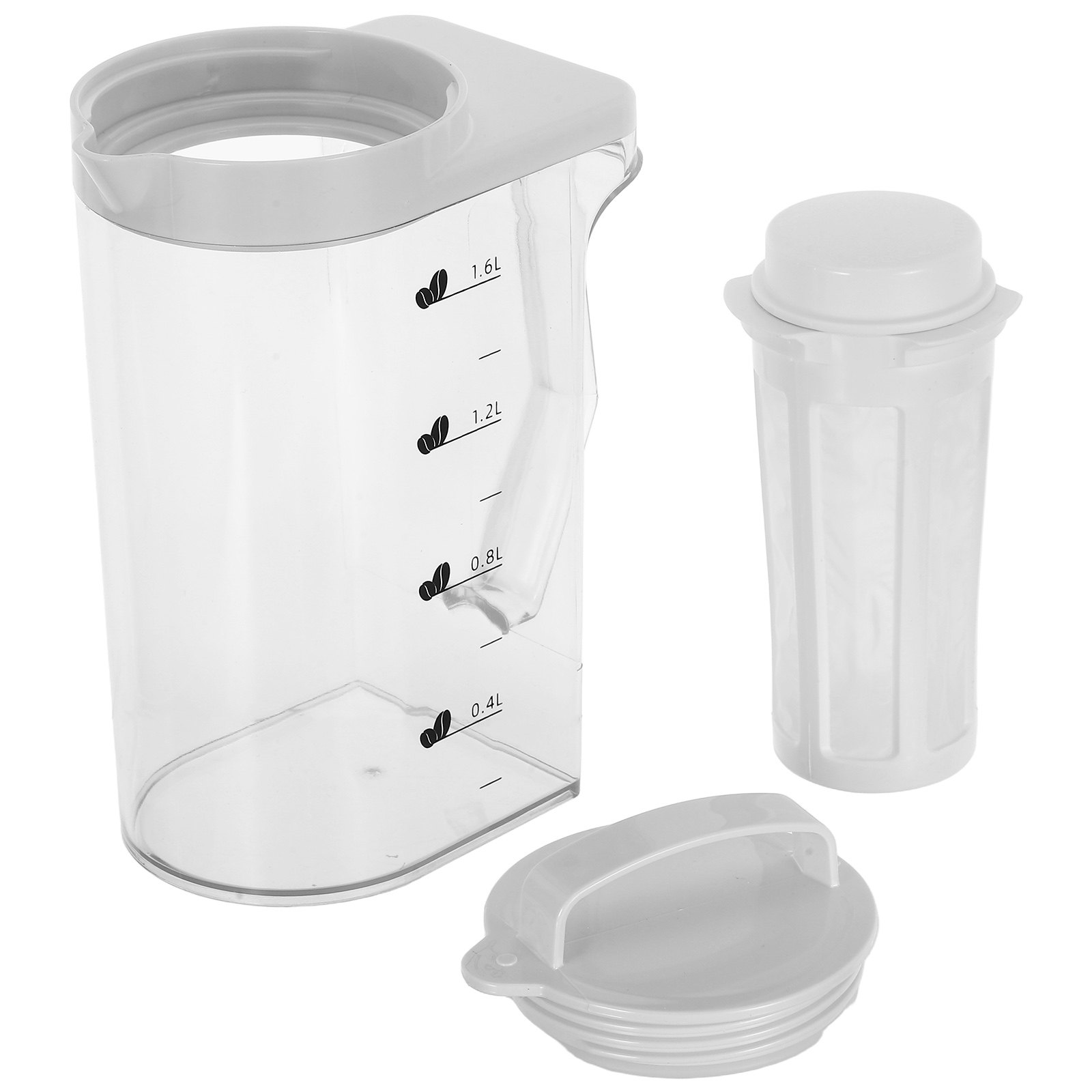 Coffee Tea Pot - Plastic Cold Brew Coffee Pitcher 1.6L