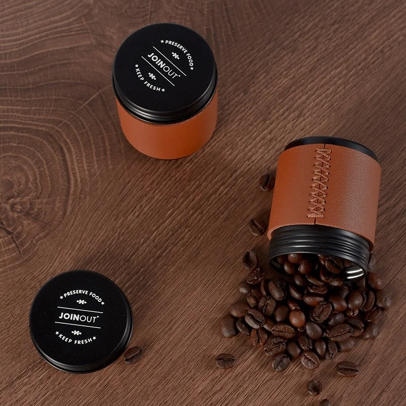 Coffee Tea Jar Set - Portable Mini Coffee Bean Storage jar