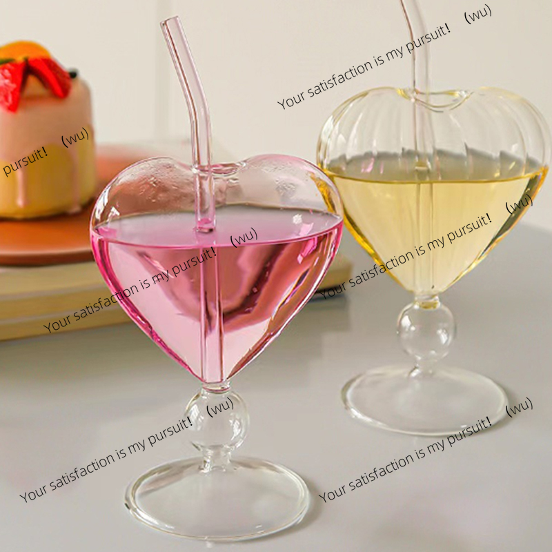 Heart Love Shaped Glass Mug Co - Coffee Tea Love recensione e prezzo