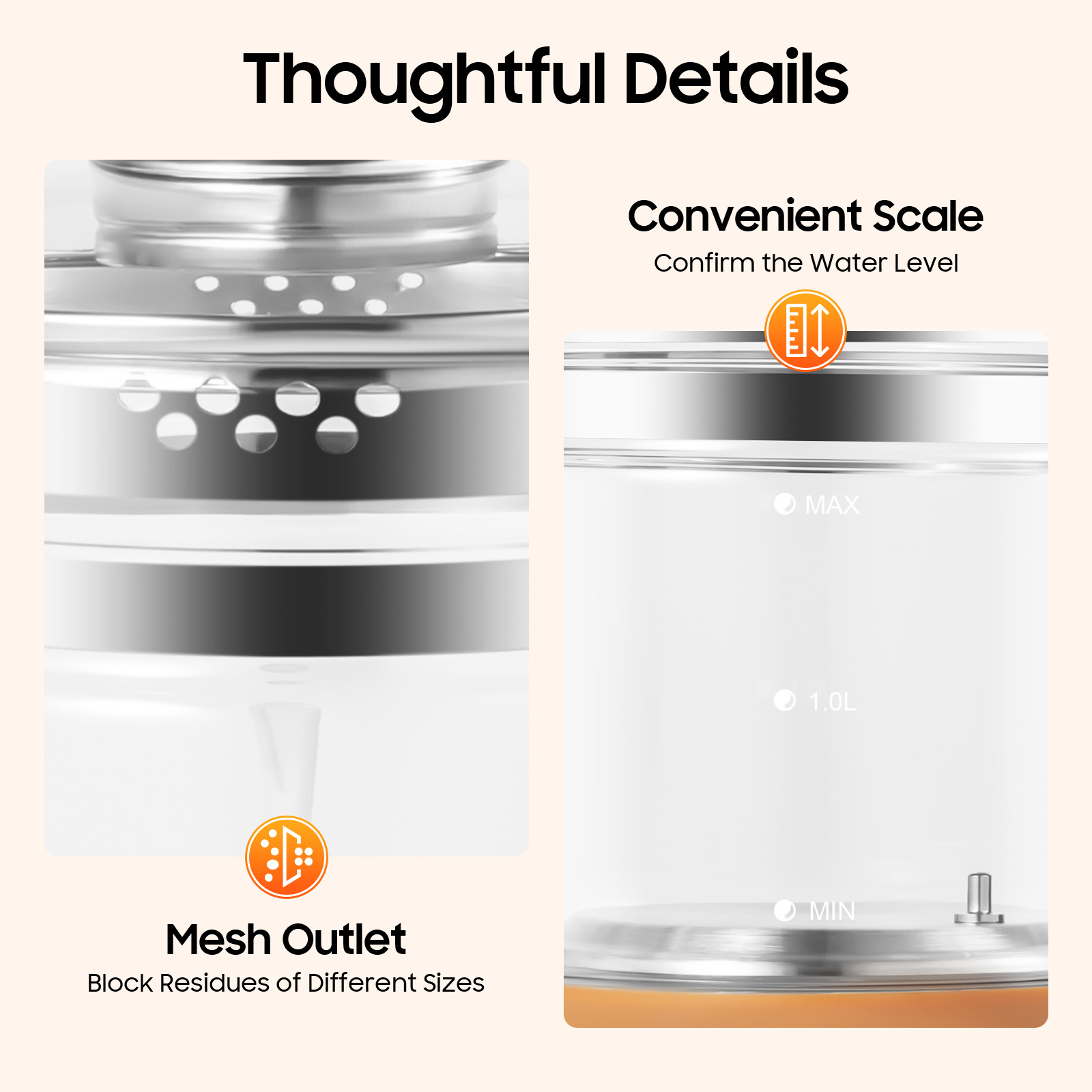 1.8L Electric Glass Kettle, 18 - Coffee Tea Facilities recensione e prezzo