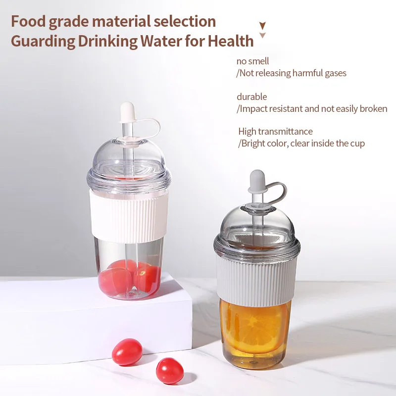 1pc 430ml Portable Flip Straw  - Coffee Tea Flask recensione e prezzo