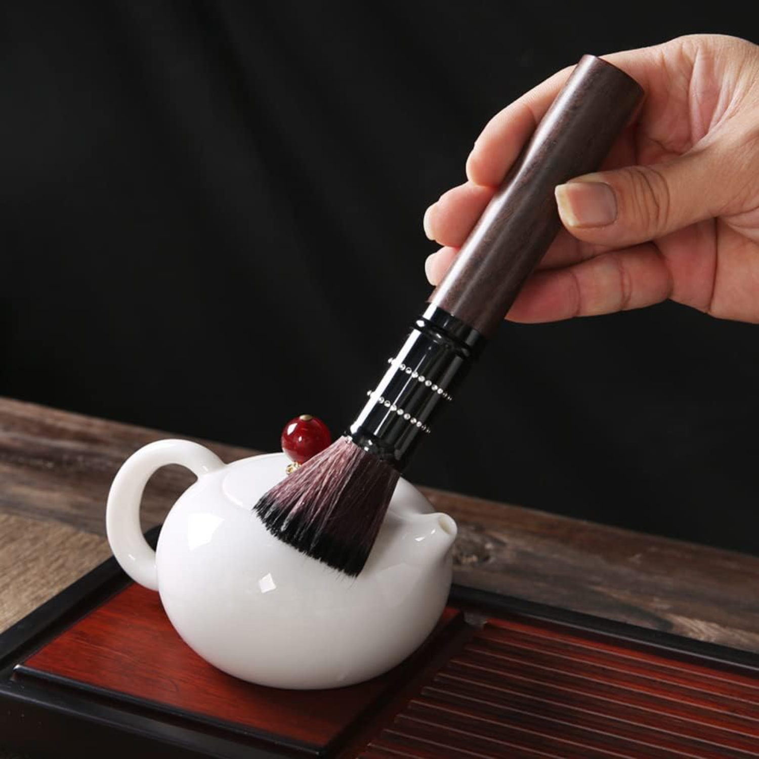 3pcs Wooden Teapot Cleaning Br - Coffee X Tea recensione e prezzo