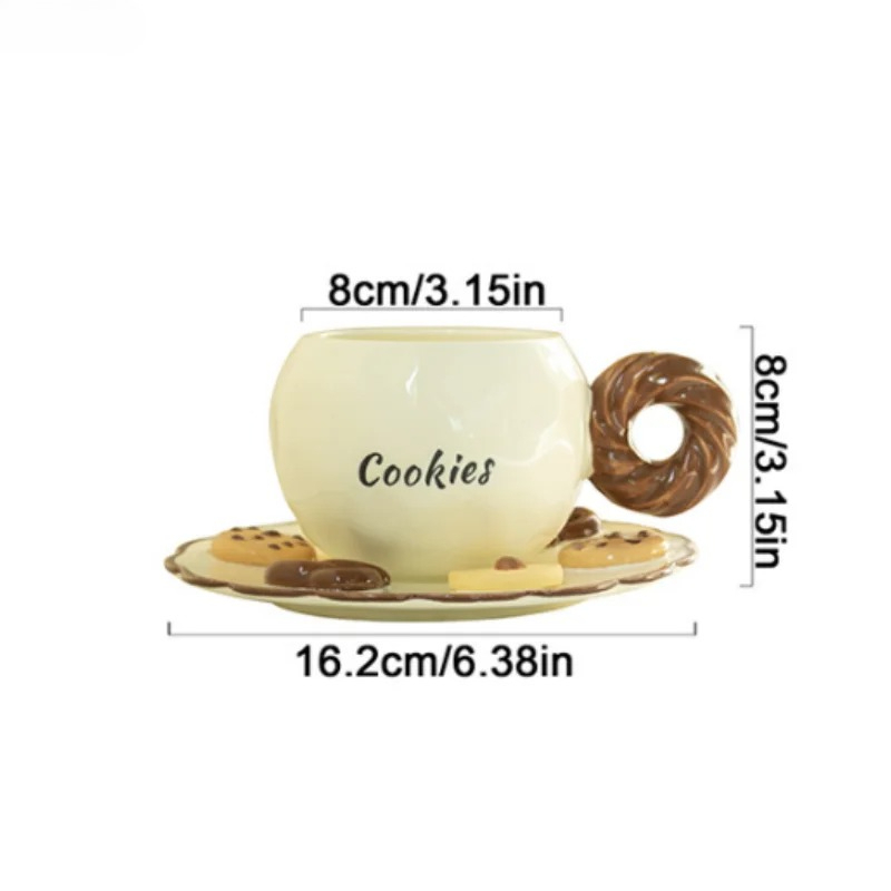 Cookies Themed Ceramic Coffee  - Coffee Tea Love recensione e prezzo