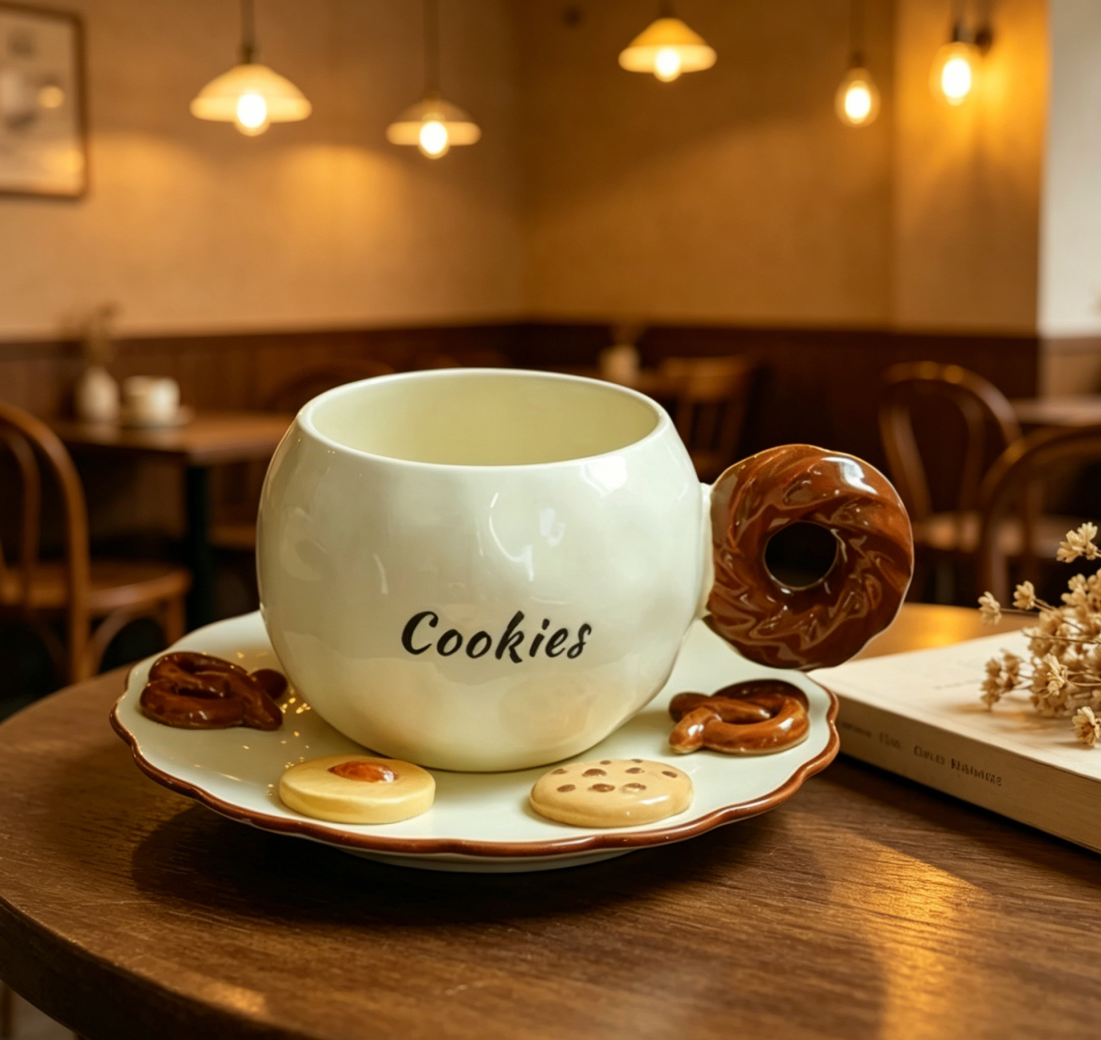 Cookies Themed Ceramic Coffee  - Coffee Tea Love recensione e prezzo