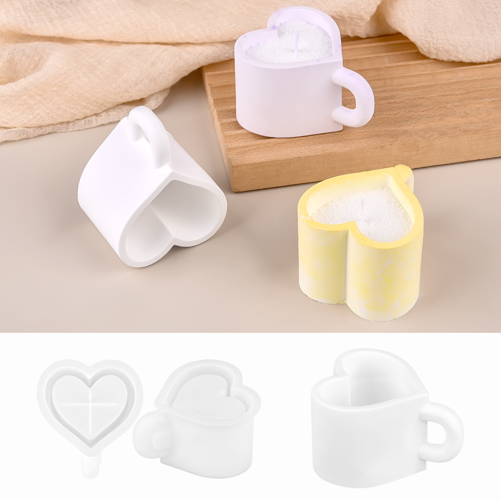 3D Tea Cup Love Silicone Mold  - Coffee Tea Love recensione e prezzo