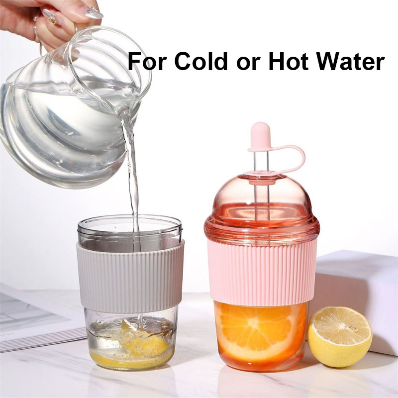 430ML Straw Cup With Lid Bubbl - Coffee Tea Flask recensione e prezzo