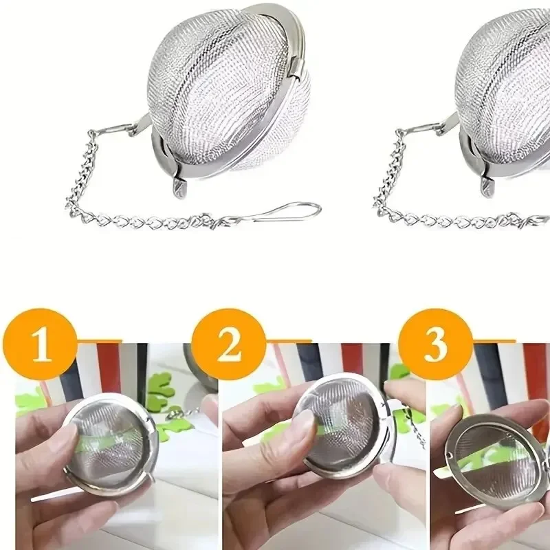 1 Pc Stainless Steel Tea Ball, - Tea Strainer Mesh recensione e prezzo