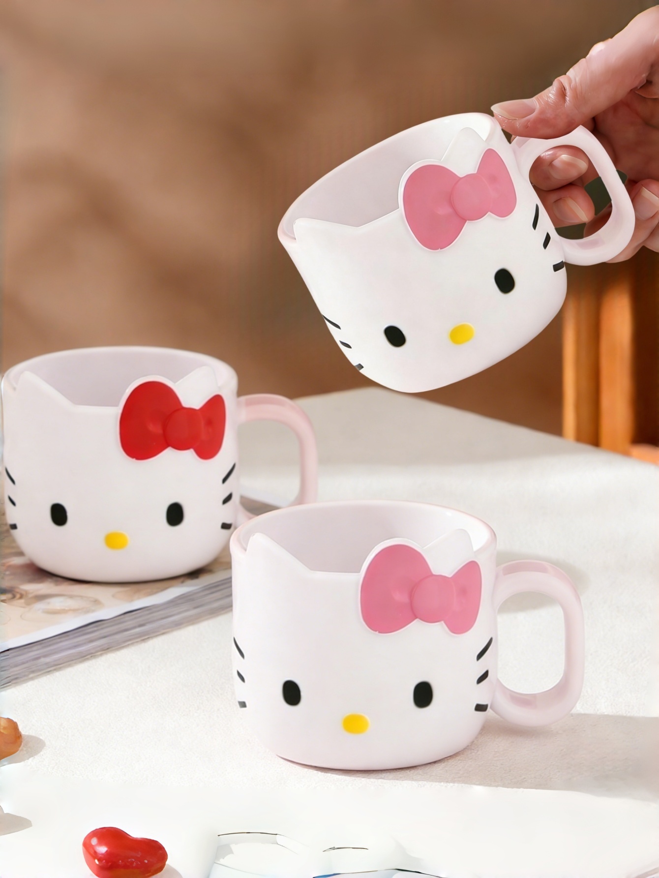 1/2pcs Hello Kitty Plastic Mug - Coffee Y Tea recensione e prezzo