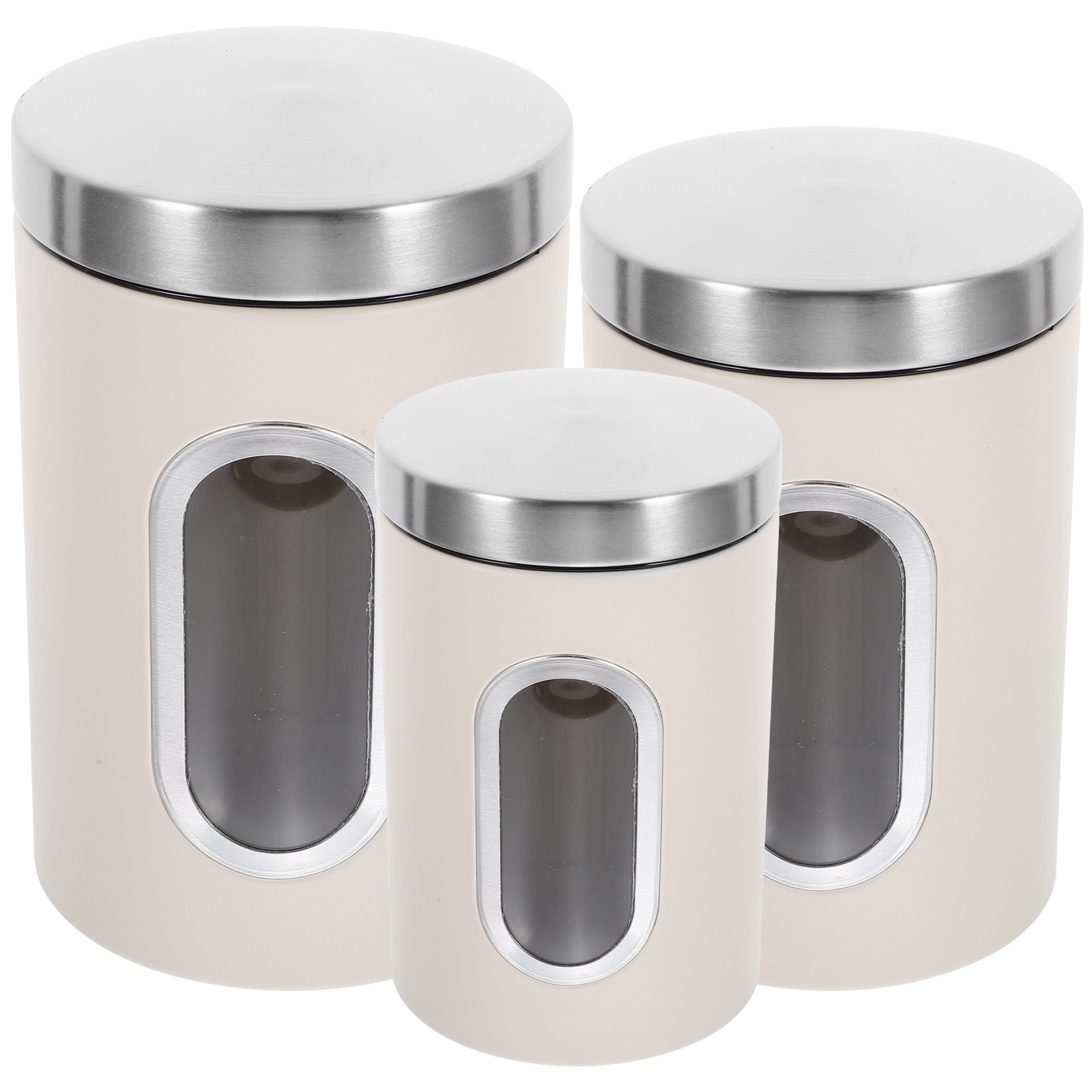 3Pcs Storage Jar Set Airtight  - Coffee Tea Jar Set recensione e prezzo