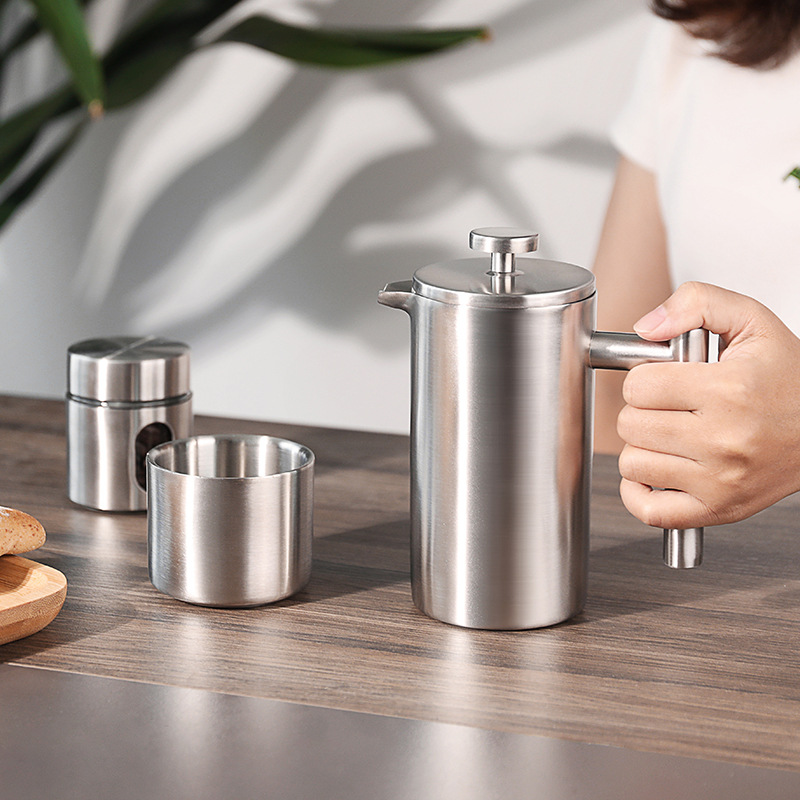 304 Stainl Steel French Pr Cof - Coffee Tea Pot recensione e prezzo
