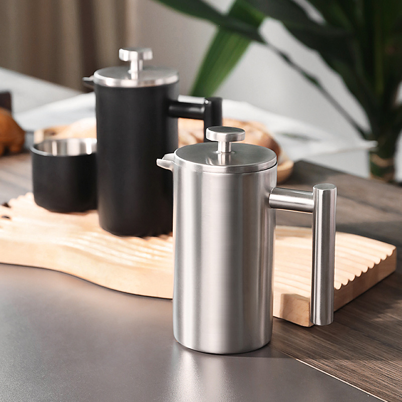 304 Stainl Steel French Pr Cof - Coffee Tea Pot recensione e prezzo