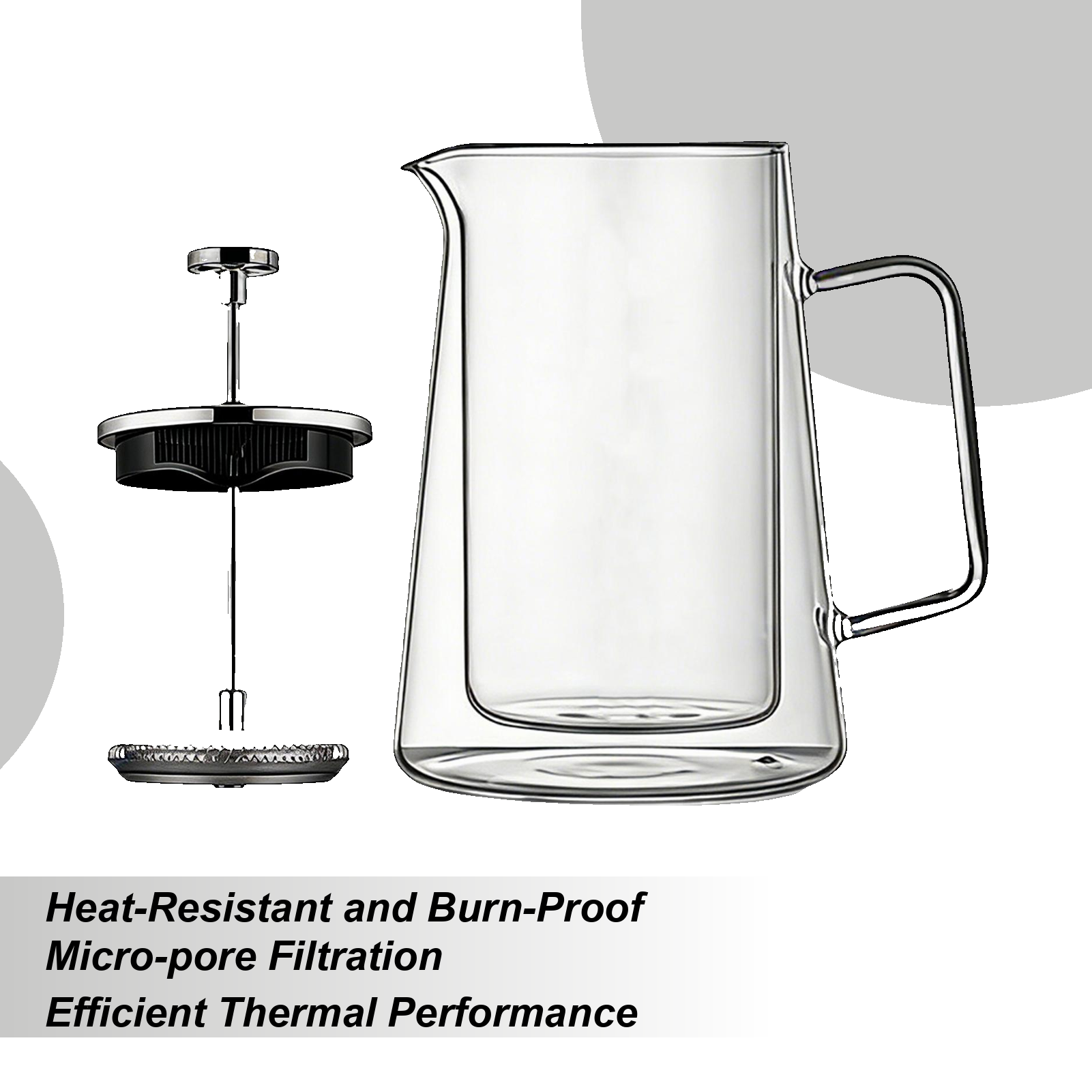 Coffee Presses Glass Stainless - Tea And Coffee Kettle recensione e prezzo