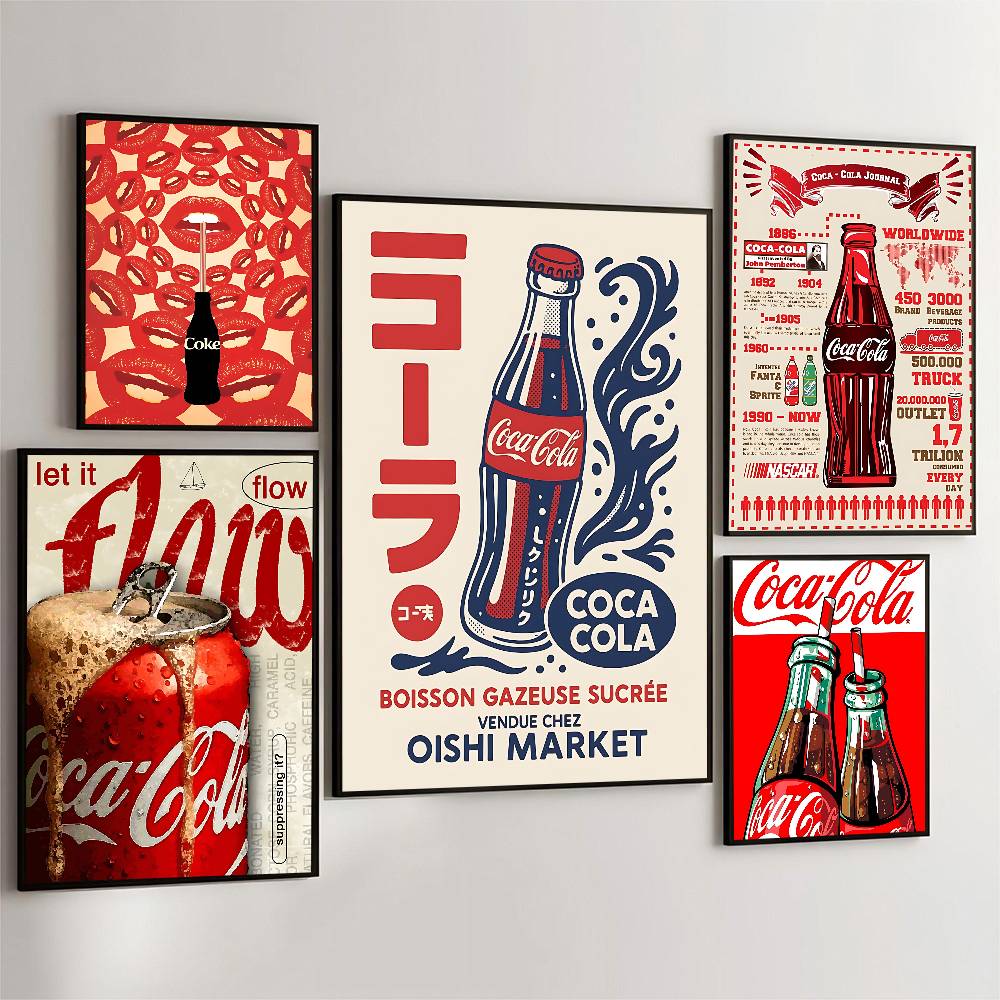 Coca -cola Vintage Anime Poste - Coffee Tea Poster recensione e prezzo