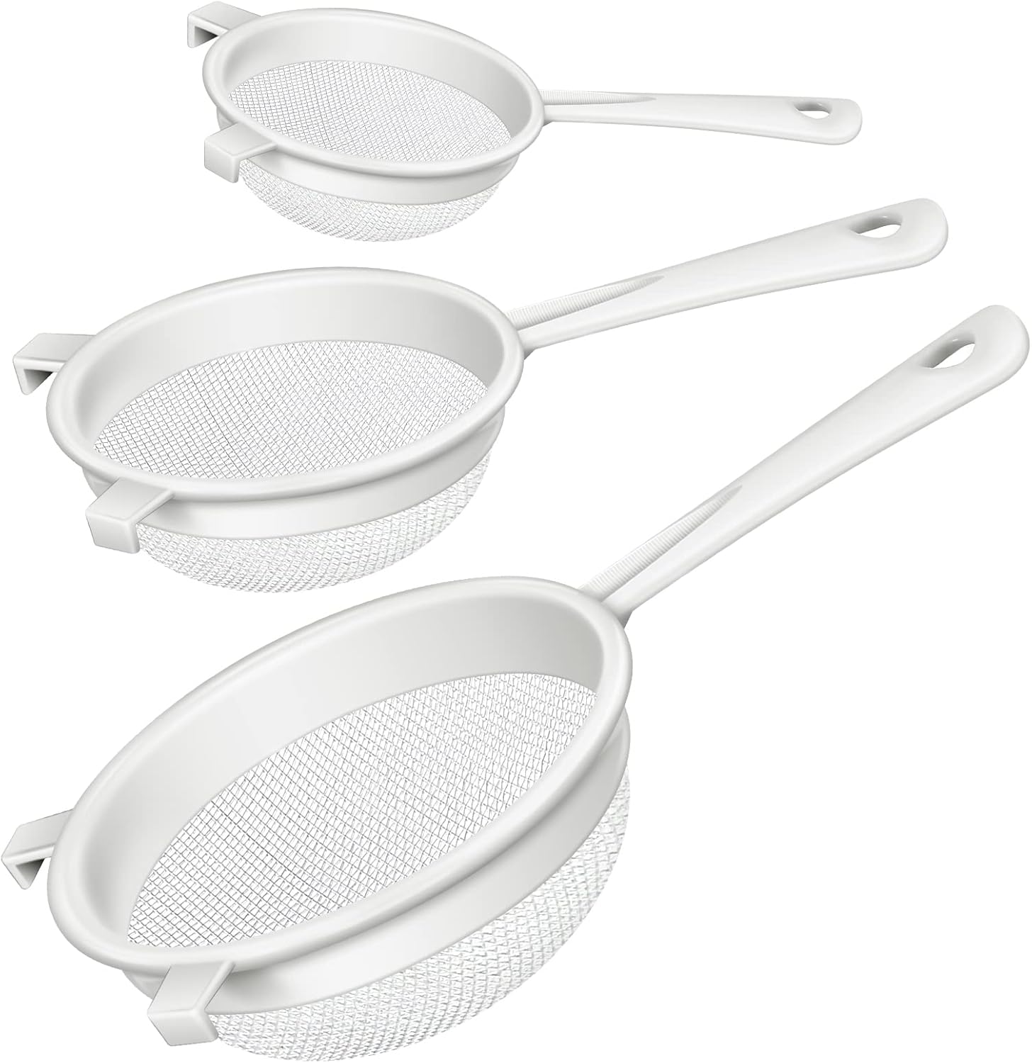 3 Pcs Plastic Mesh Strainers w - Tea Strainer Mesh recensione e prezzo