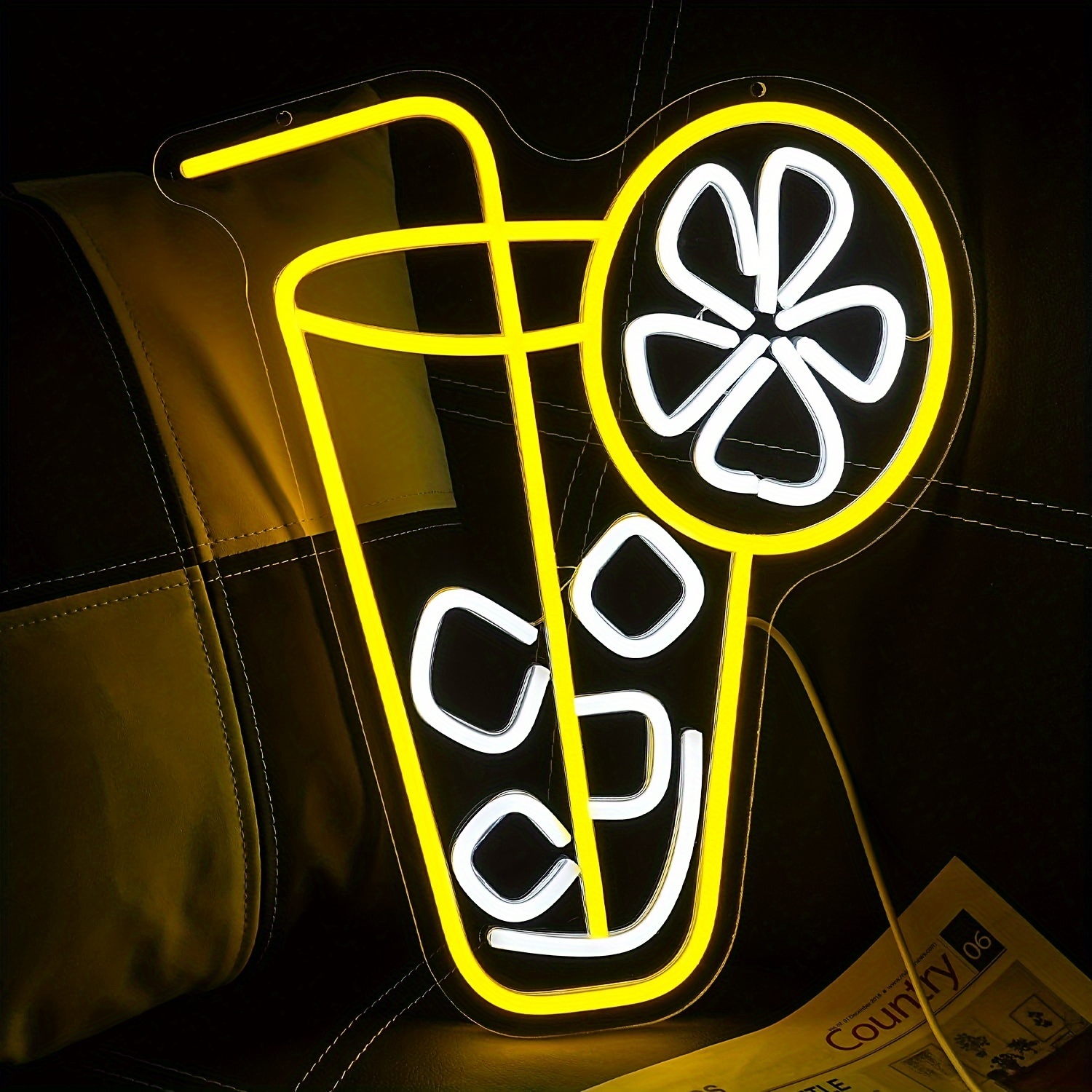Lemon Tea Drink Neon Light LED - Lemon Tea Coffee recensione e prezzo