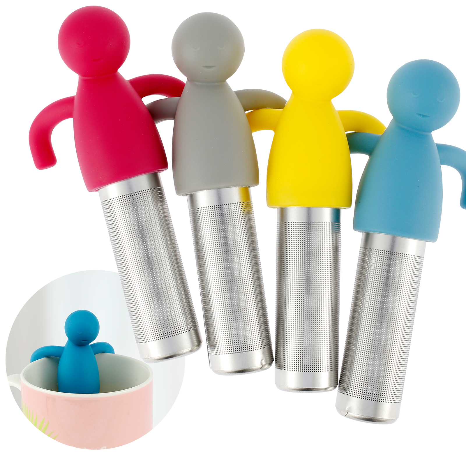 4Pcs Tea Infuser for Loose Tea - Tea Strainer Mesh recensione e prezzo