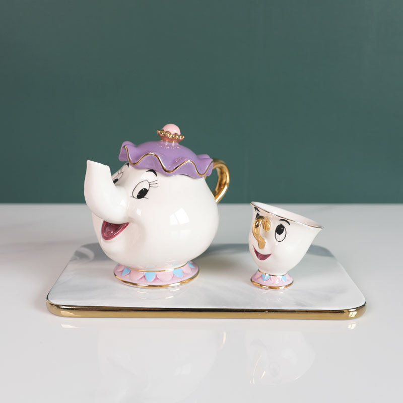 Hot Teapot Cartoon Beauty And  - Coffee Y Tea recensione e prezzo