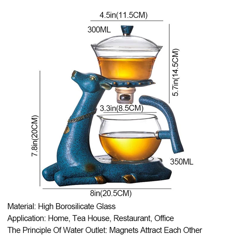 BOZZH-Kungfu Glass Tea Set, Cr - Tea Strainer Mesh recensione e prezzo
