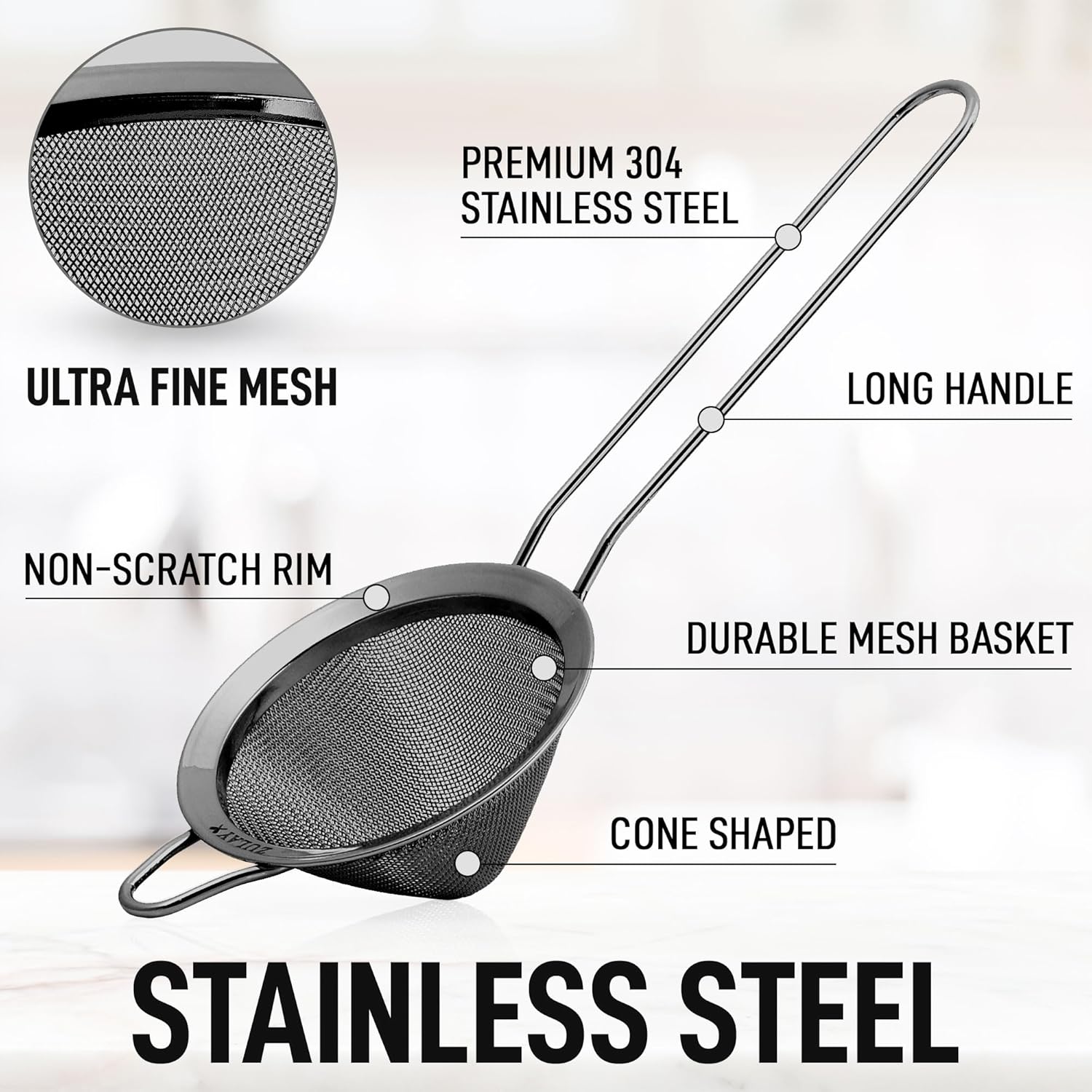 304 Stainless Steel Fine Mesh  - Tea Strainer Mesh recensione e prezzo