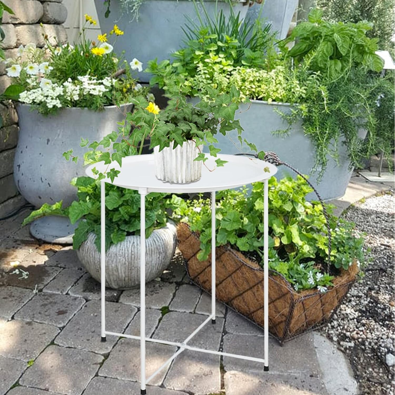 Round Side Table Coffee and Te - Coffee X Tea recensione e prezzo