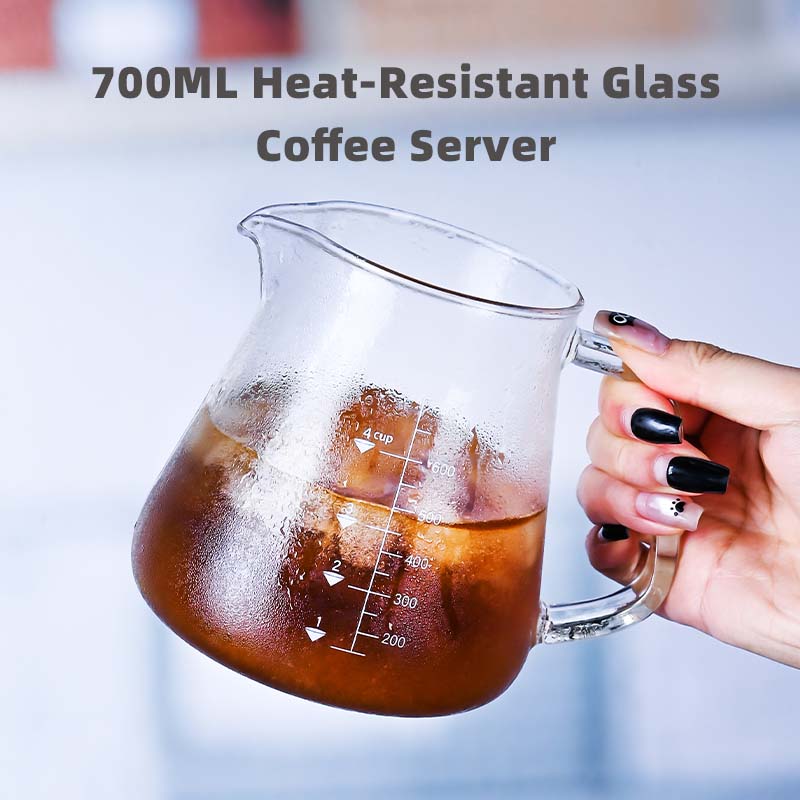New High Borosilicate 700ml  G - Coffee Tea Pot recensione e prezzo