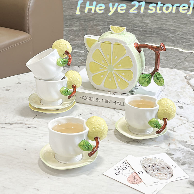 3D Lemon Coffee Cup and Saucer - Lemon Tea Coffee recensione e prezzo