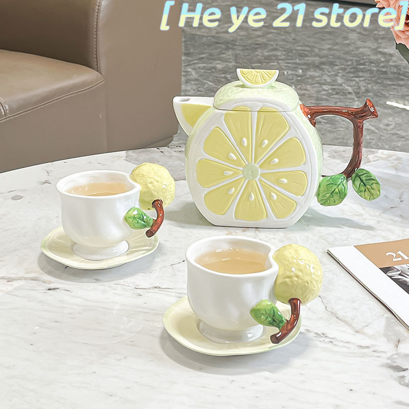 3D Lemon Coffee Cup and Saucer - Lemon Tea Coffee recensione e prezzo