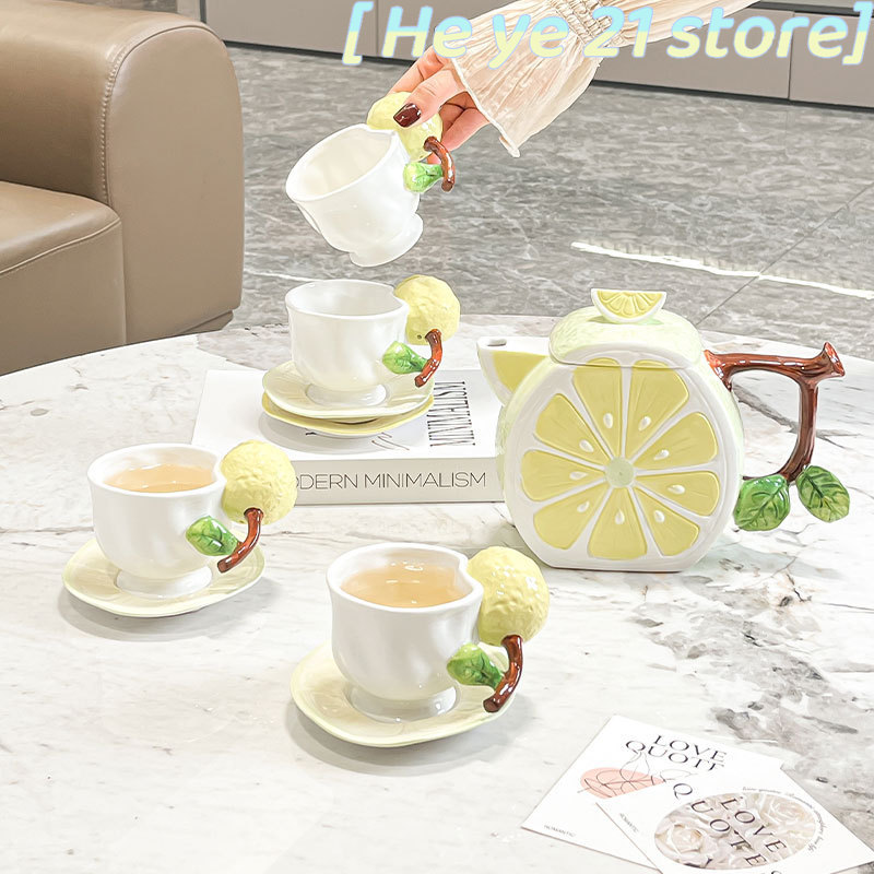 3D Lemon Coffee Cup and Saucer - Lemon Tea Coffee recensione e prezzo