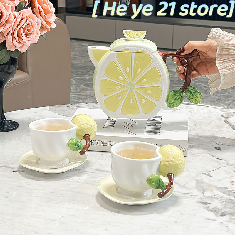 3D Lemon Coffee Cup and Saucer - Lemon Tea Coffee recensione e prezzo