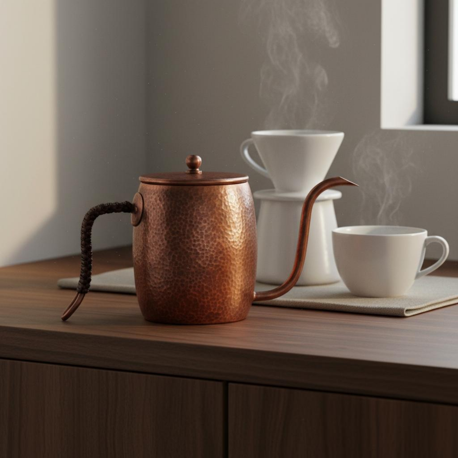 Handmade Copper Coffee Kettle  - Tea And Coffee Kettle recensione e prezzo