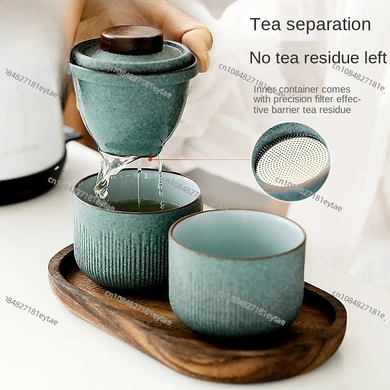 Travel Kung Fu Tea Set Outdoor - Coffee Tea Or recensione e prezzo