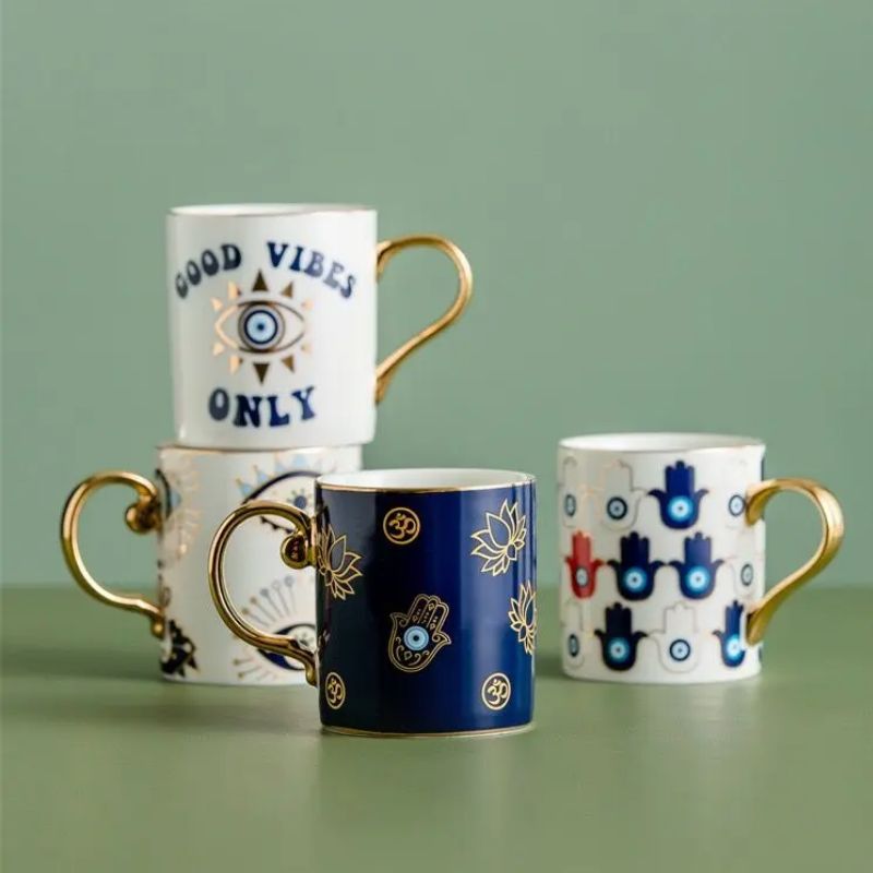 Blue Eye Coffee Cup Devil's Ey - Coffee Tea Flask recensione e prezzo