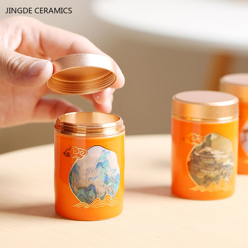 1pc Chinese Portable Travel Te - Coffee Tea Jar Set recensione e prezzo