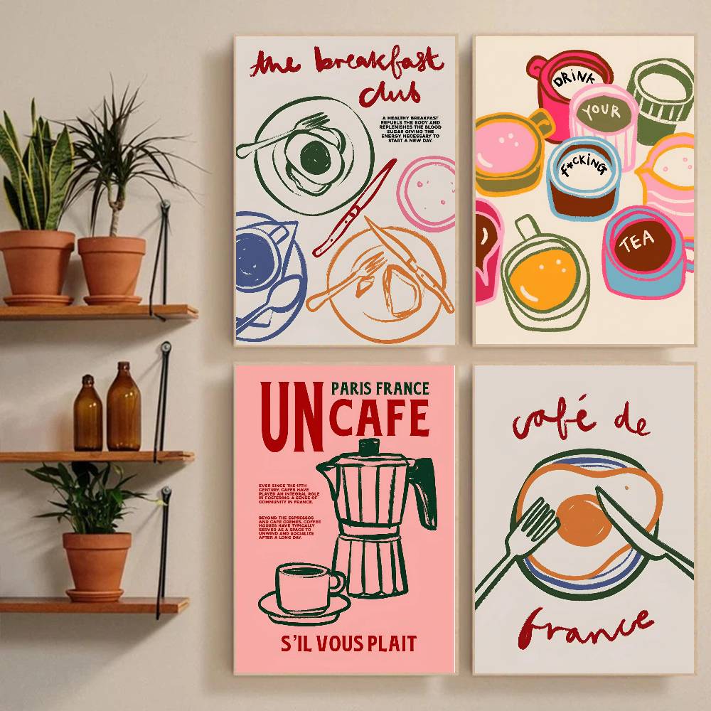 Coffee Shop Afternoon Tea Croi - Coffee Tea Poster recensione e prezzo