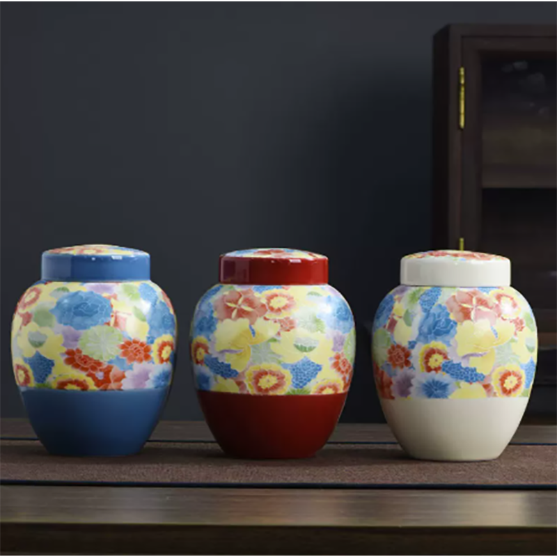 Chinese Ceramic Tea Canister w - Coffee Tea Or recensione e prezzo