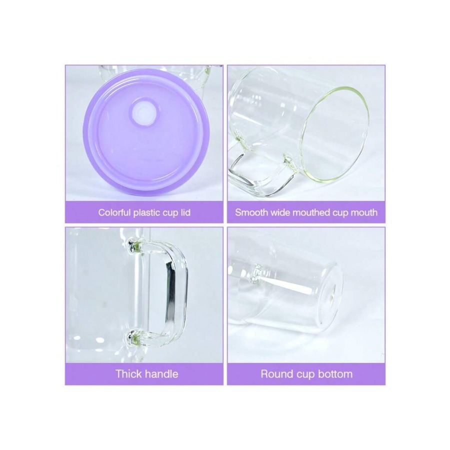 20oz Glass Tumblers With Handl - Coffee Tea Or recensione e prezzo