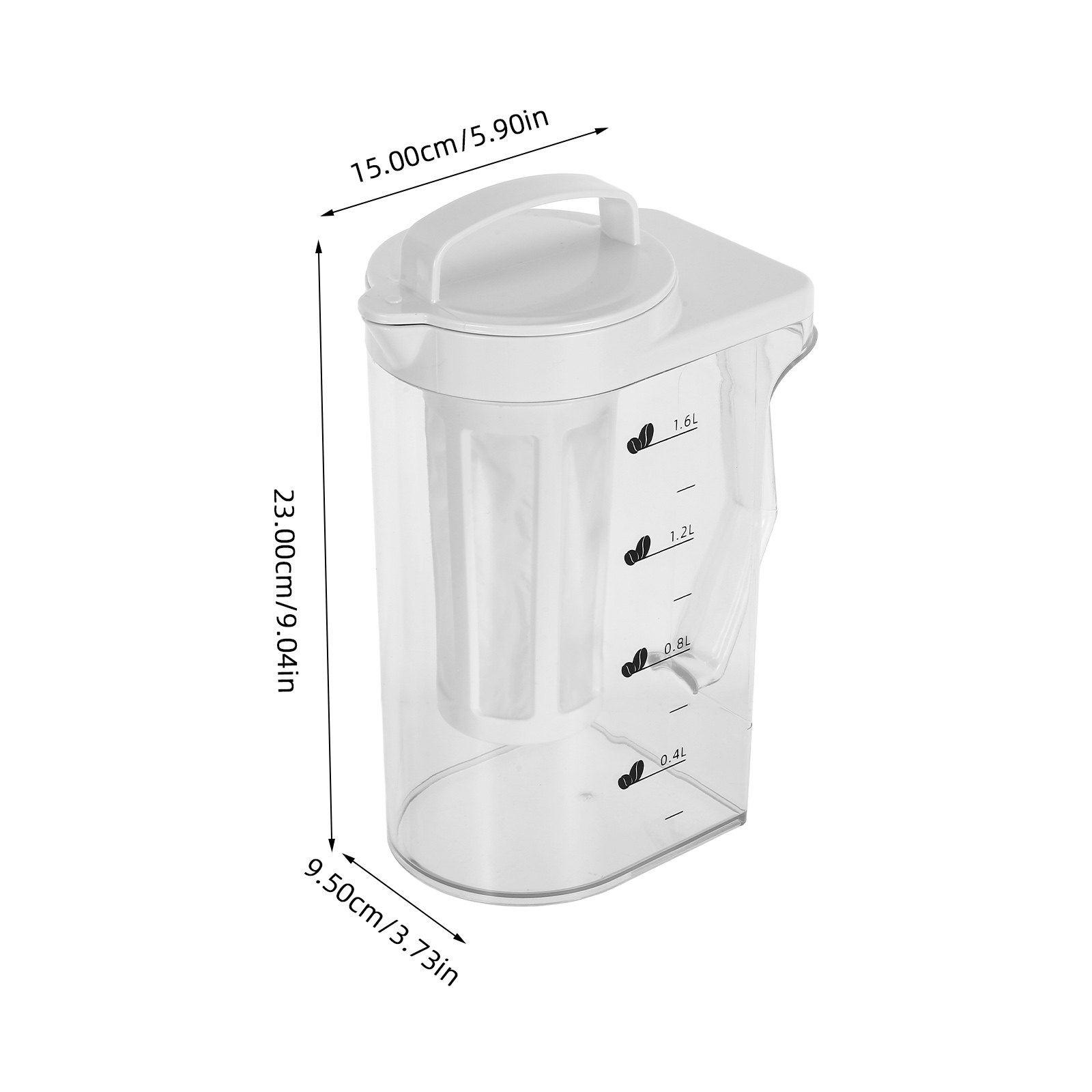 Plastic Cold Brew Coffee Pitch - Coffee Tea Pot recensione e prezzo