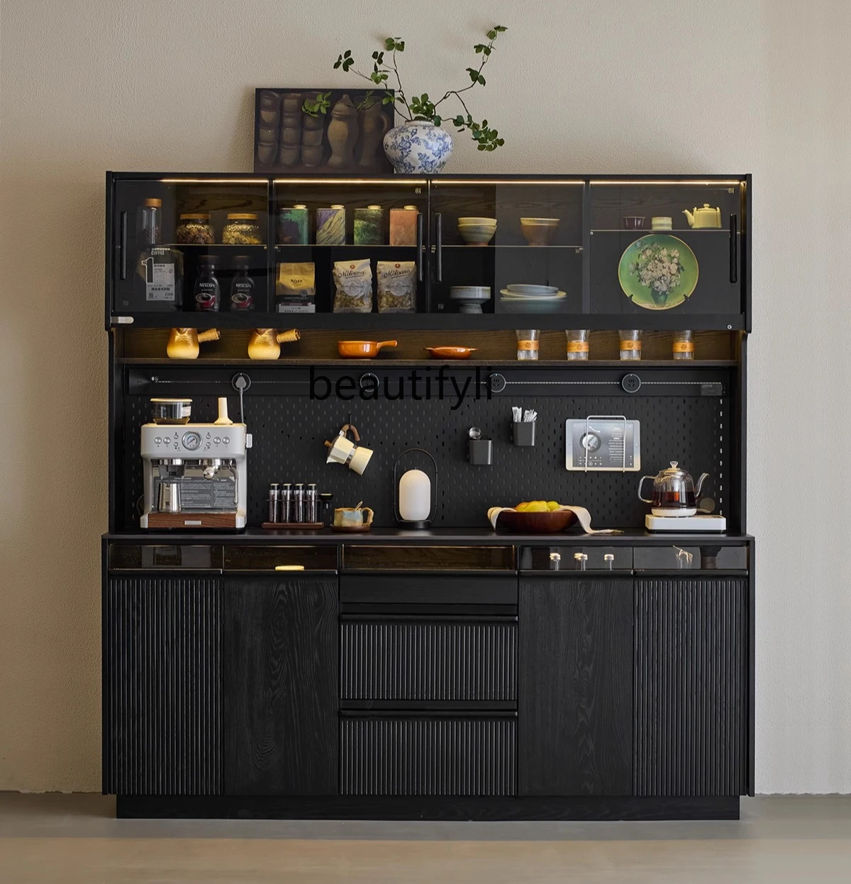 X  Solid wood sideboard integr - Coffee X Tea recensione e prezzo