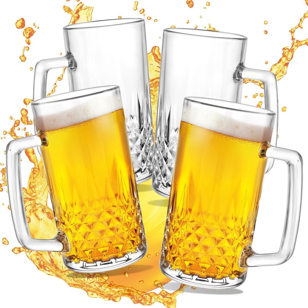 20 oz Heavy Glass Mugs Set of  - Coffee Tea Or recensione e prezzo