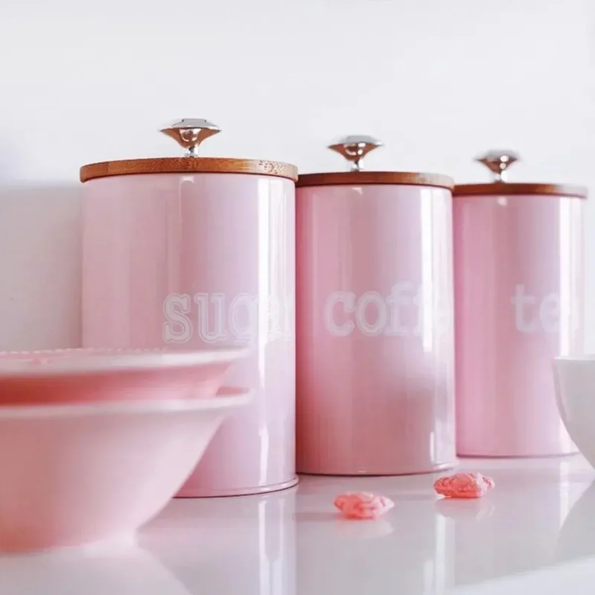 3Pcs/Set Tea Coffee Sugar Stor - Coffee Tea Jar Set recensione e prezzo