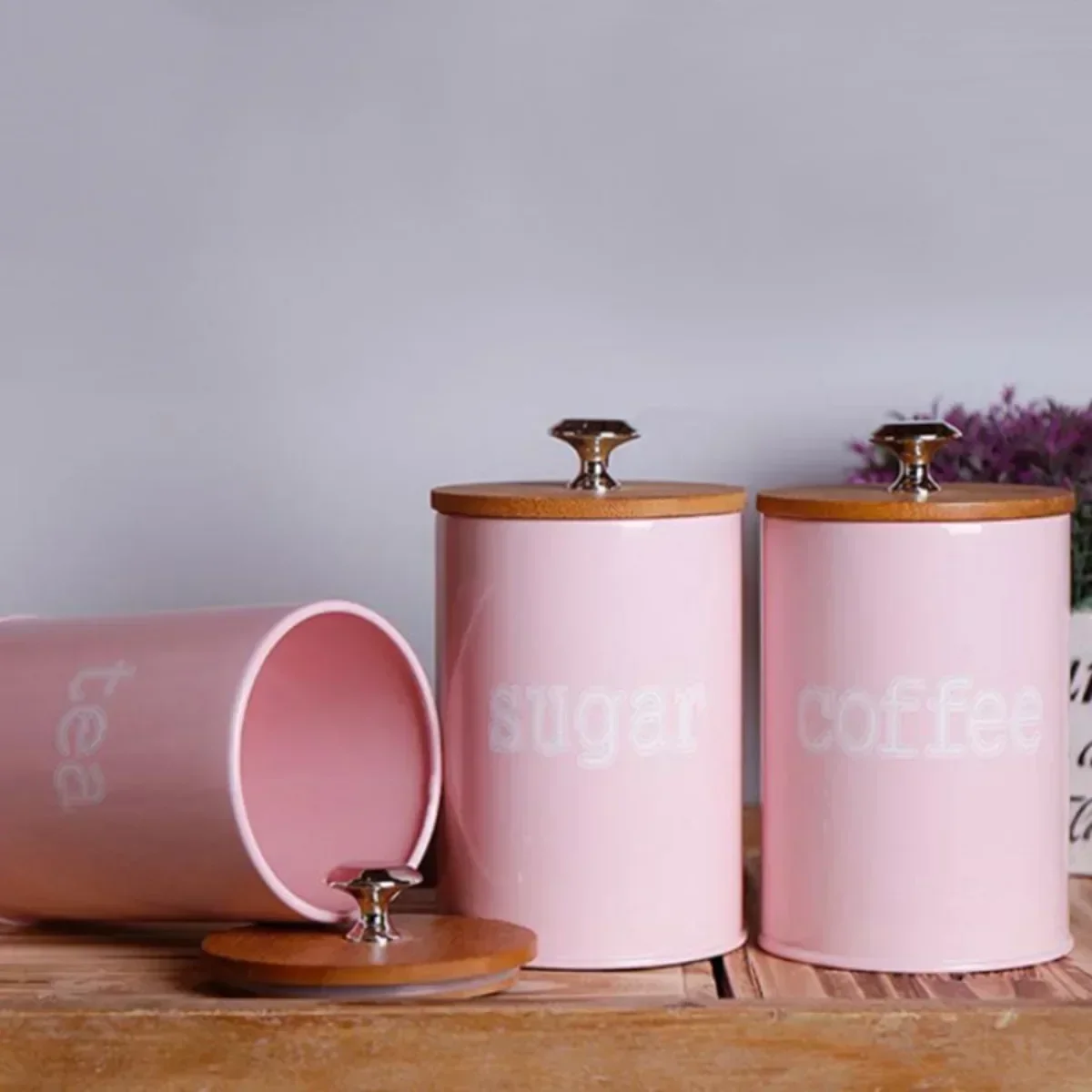3Pcs/Set Tea Coffee Sugar Stor - Coffee Tea Jar Set recensione e prezzo